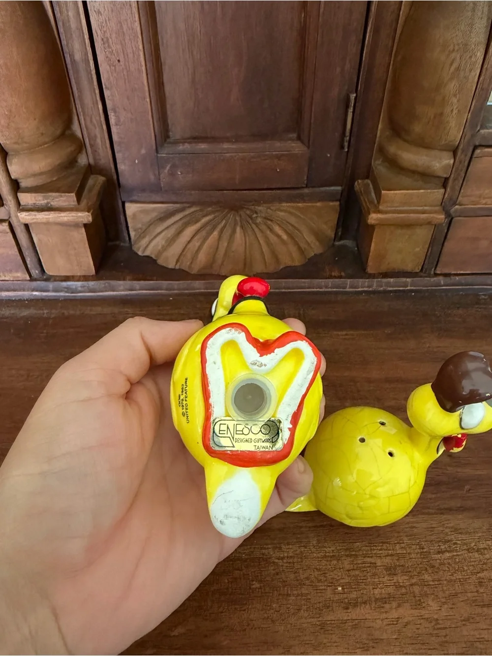 Vintage Enesco Garfield Odie Salt Pepper Shakers Original Tag Taiwan